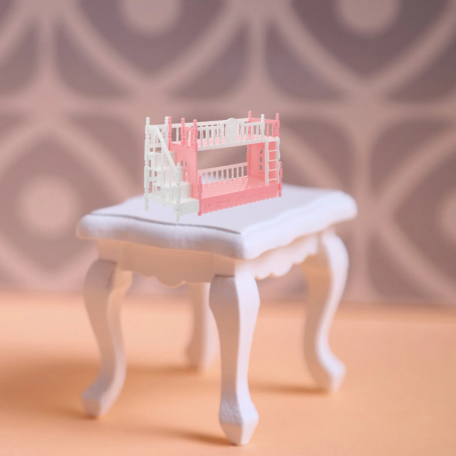 Miniatuur Stapelbed Decoratie Huis Lay-Out Prop Miniatuur Meubelbed Met Ladder