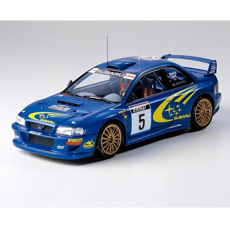 TAMIYA – modèle de voiture à assembler, Subaru Leopard WRC99, figurine de voiture de rallye 24218, modèle de voiture jouet, ornement de salle, jouet pour enfants, cadeau, 1/24