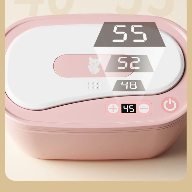 Baby Wipes Warmer Constant Temperature Heating Box Warm Storage Large Capacity Portable Moisture Lock Anti Bacterial Safe