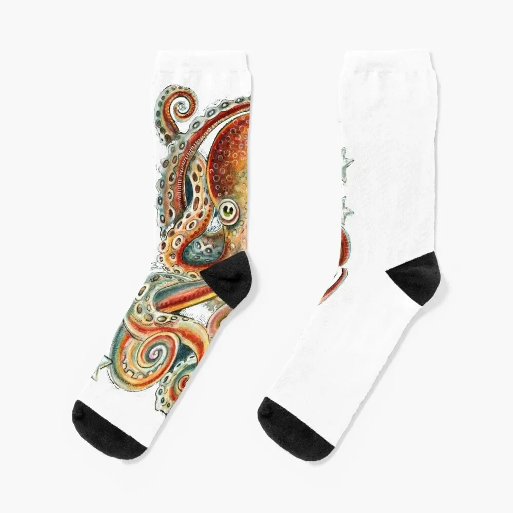 

Octopus Costellation Socks retro anti-slip with print man Socks For Women Men's