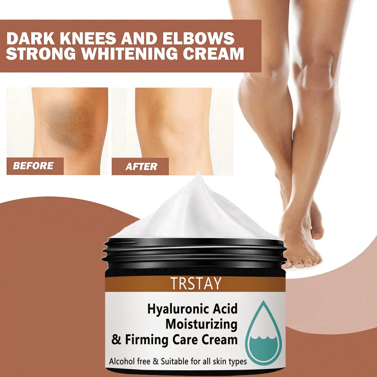 Dark Knee Elbow Makeup Cream has a strong effect on lightening skin tone, brightening skin tone, unifying skin tone, and moistur