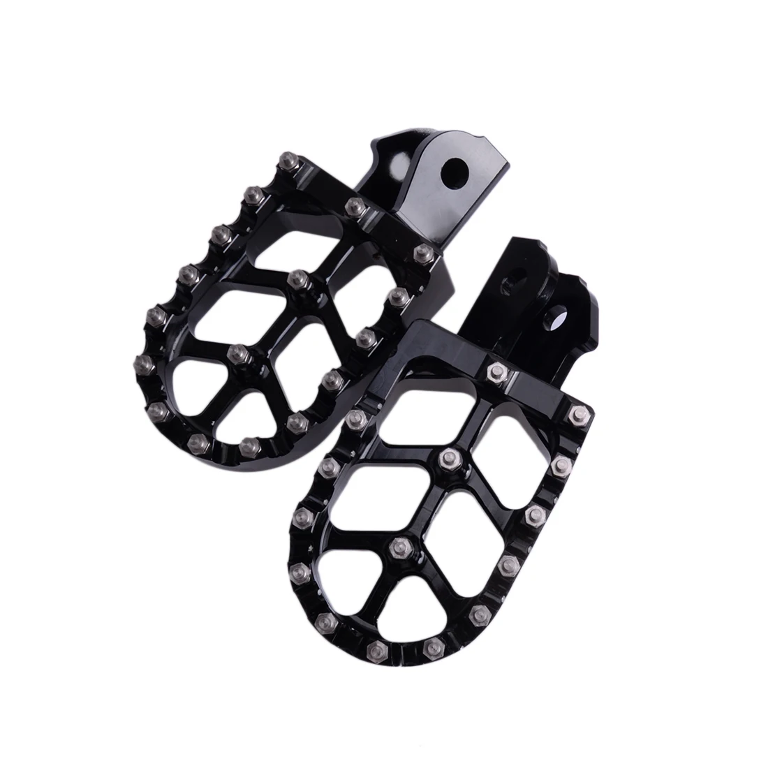 1 Pair Black Foot Peg Rest Pedal Anti-Slip Fit for Sur-Ron Light Bee Honda CRF150F CRF230F 2003-2014 2015 2016 2017 2018 2019