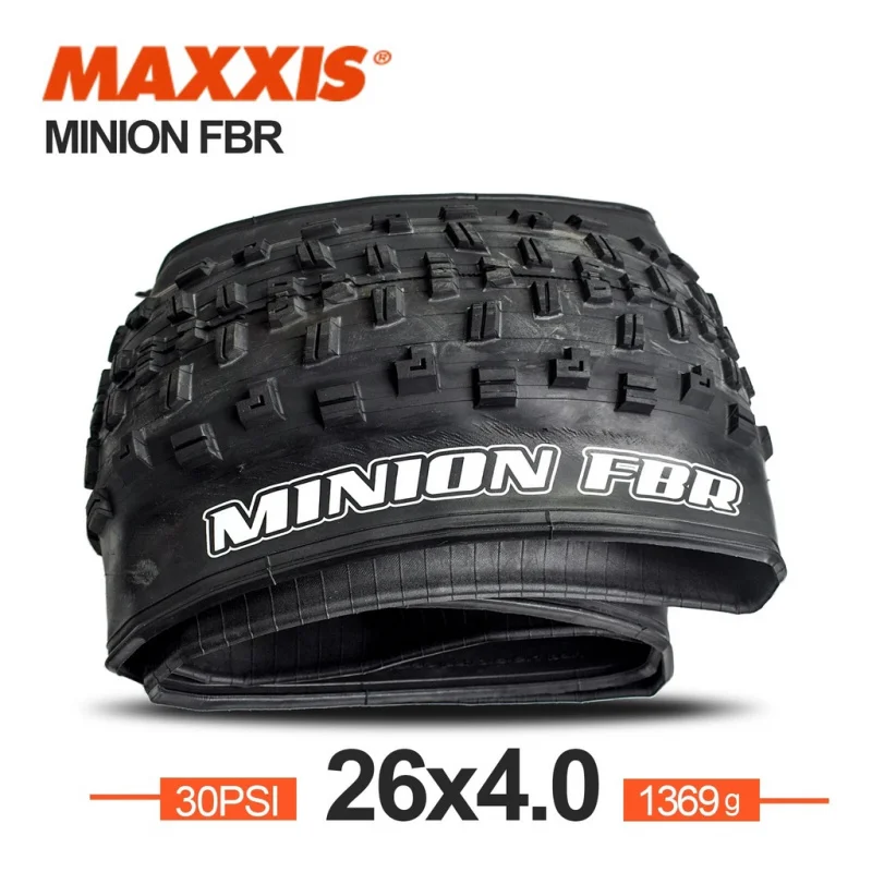 MAXXIS 26 Minion FBF FBR 26*4.0 26*4.8 Fold MTB Mountain Bike Tire for Trial Ride Fat Bike Plus Tyre Low Rolling Bicycle Part