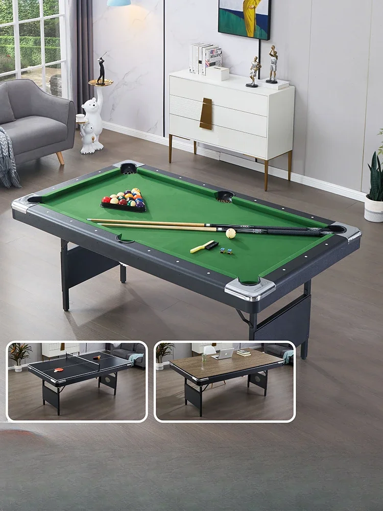 Folding Home Billiard Table Standard Billiard Table Indoor Children's Ball Case Small American Black Eight Adult Table