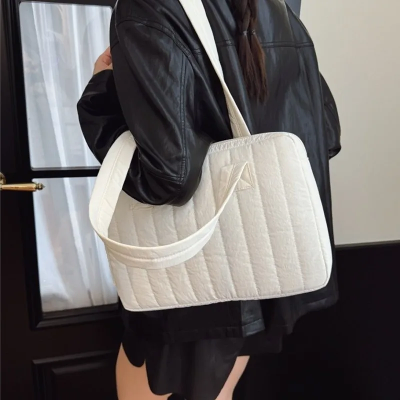 Ins حقيبة كمبيوتر محمول بسيطة بلون واحد متعددة الأغراض للركاب IPad حافظة واقية لجهاز ماك بوك اير 13 بوصة حافظة كمبيوتر محمول على الكتف