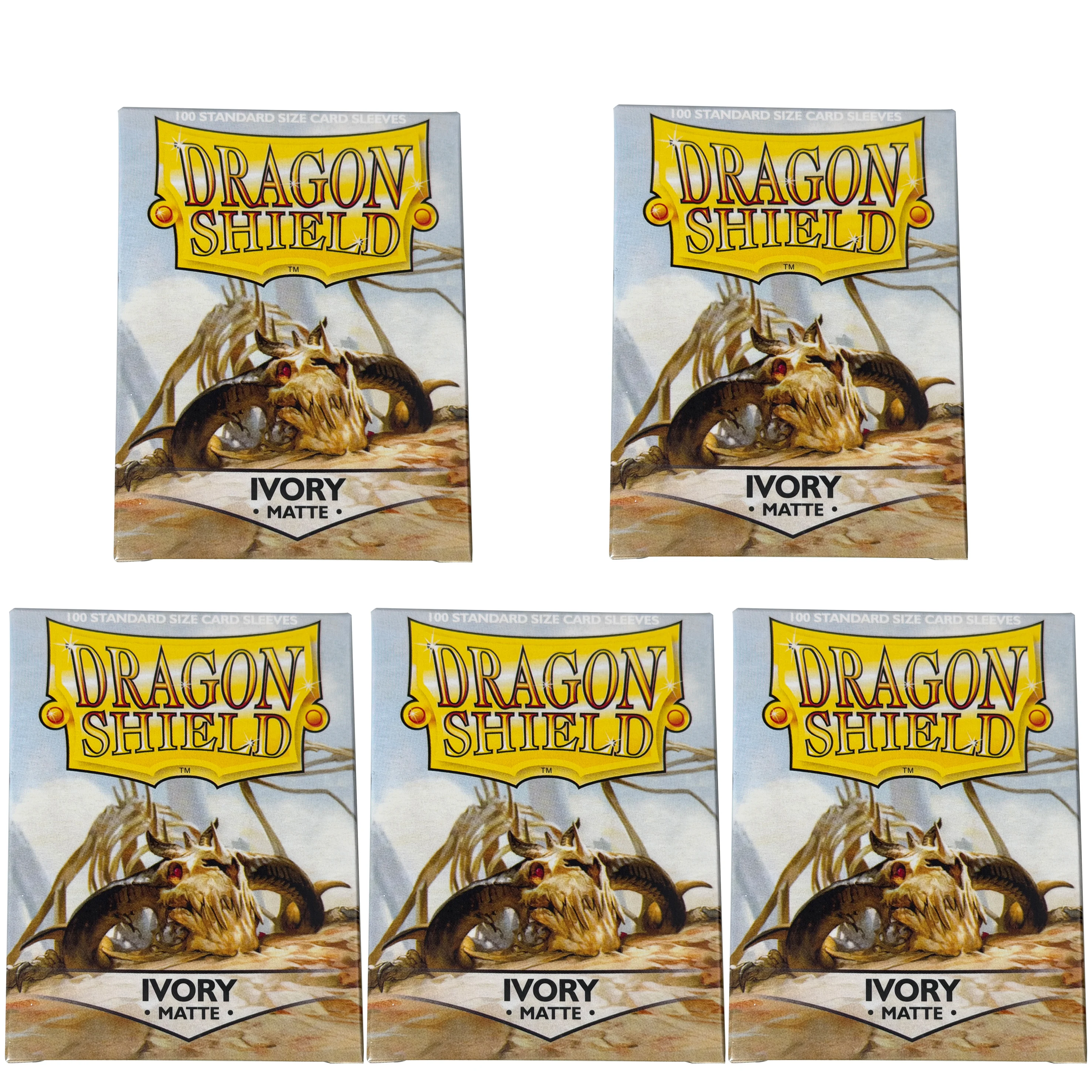 Uniclife 500 Fundas Para Cartas – 5 Colores Mate, Tamaño Estándar 66x91 Mm, PP Sin PVC, Protege Tus Cartas MTG, Deportivas Y De Juegos