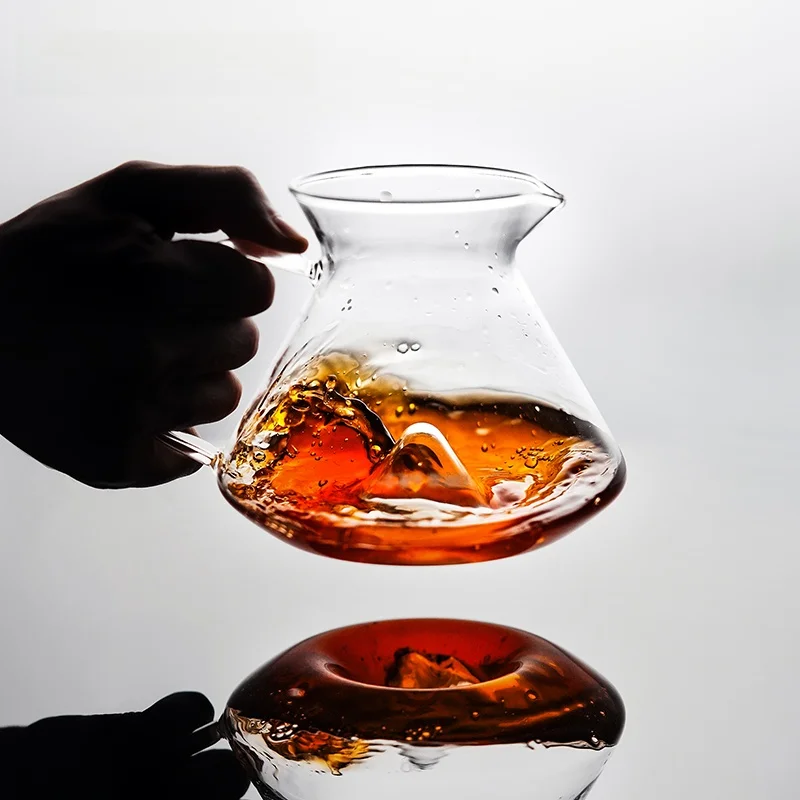 

MHW Bomber Glass Coffee Dripper Hand Brewing Coffee Pot with Sc Mountain Slope aring Kettle American Sle Coffee Utensils