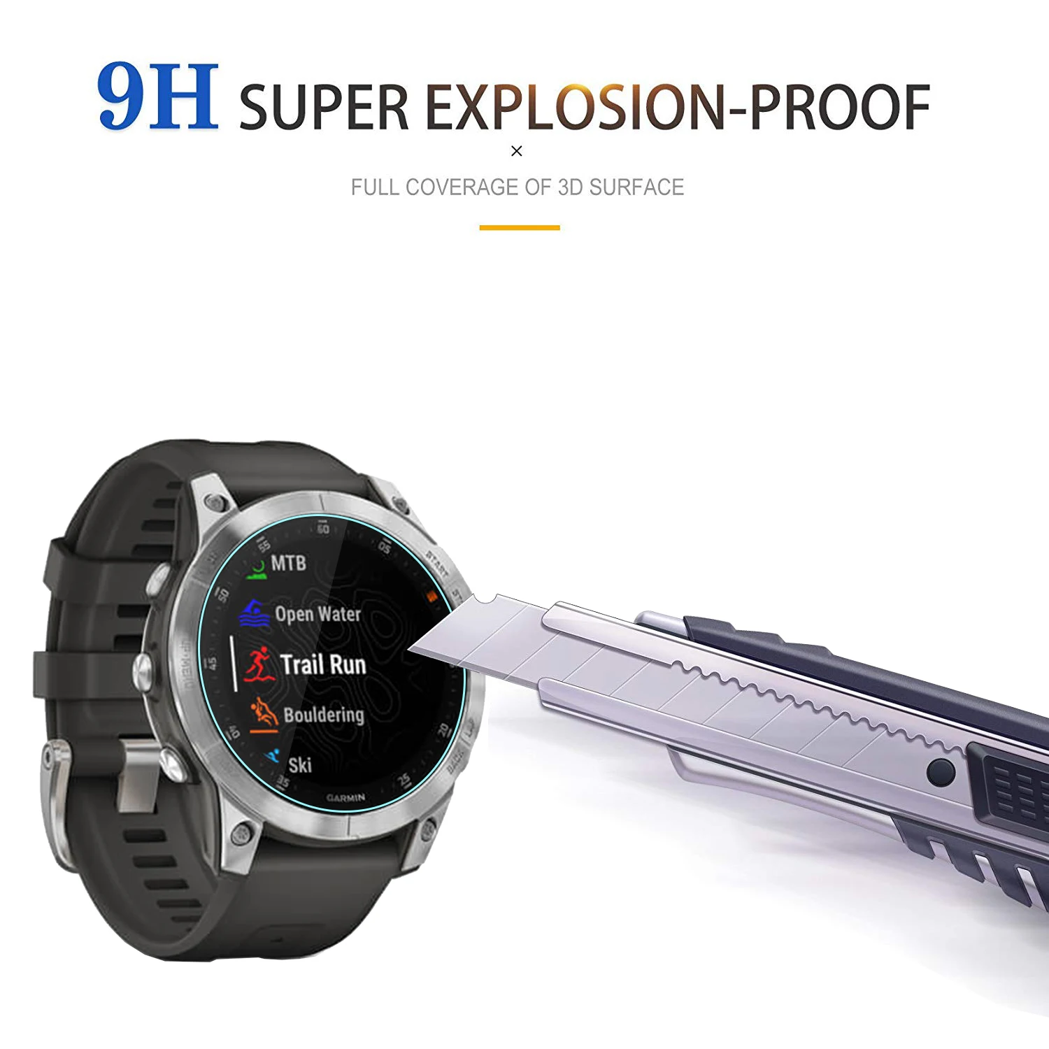 3 Dành Cho Garmin Epix (Gen 2) đồng Hồ Thông Minh Smartwatch Kính Cường Lực Độ Cứng 9H Chống Xước Chống Vỡ Bảo Vệ