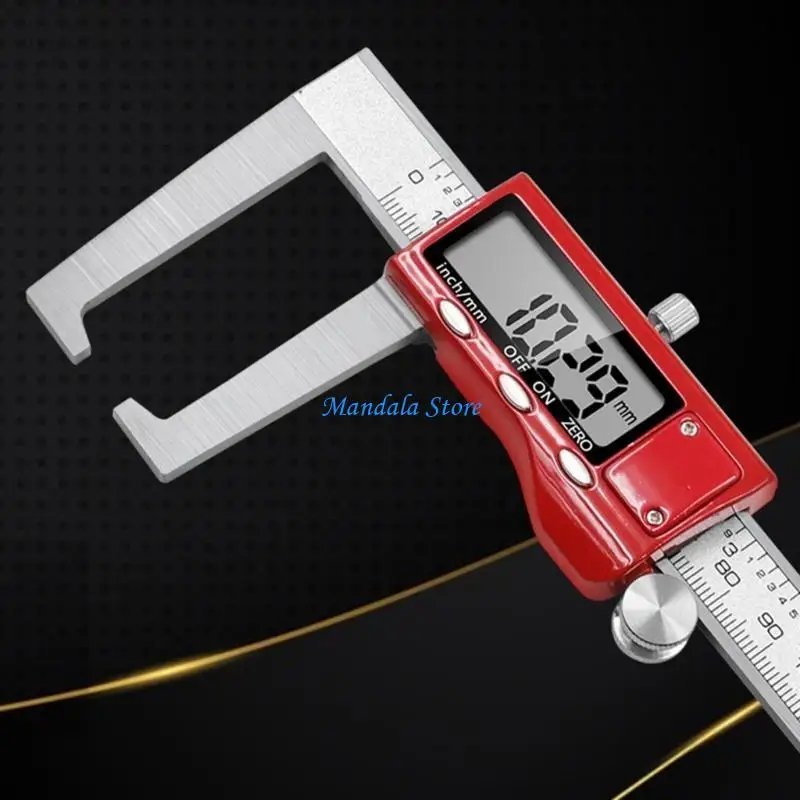 U2JC Langlebiger elektronischer Messschieber aus Metall für Bremsscheiben, Messgeräte aus Legierung, geeignet für die präzise