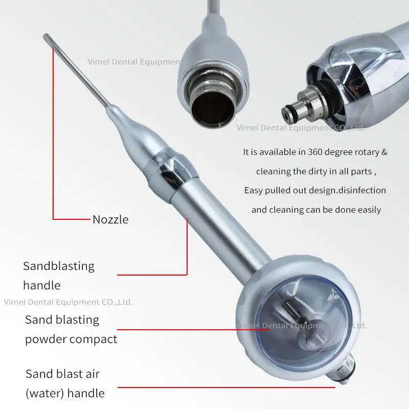 Dental Air Polisher Air Polishing Prophy Unit Tooth Cleaning Machine