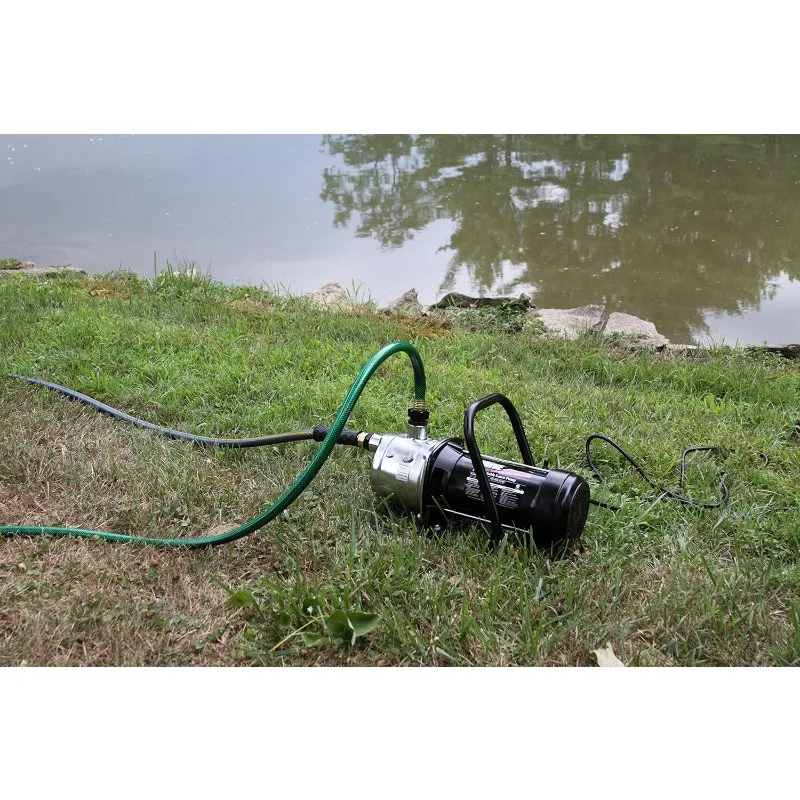 PLS100 1 HP Portable Stainless Steel Lawn Sprinkling Pump US(Origin)