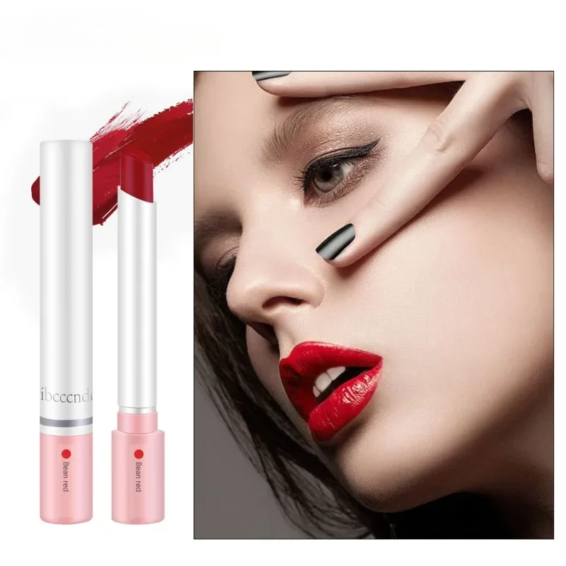 Cigarro Batom Set, 4 Cores, Matte, Gloss, Longa Duração Lip Glaze, Impermeável Lip Stick, Tubo, Nude Tint, Maquiagem Cosméticos