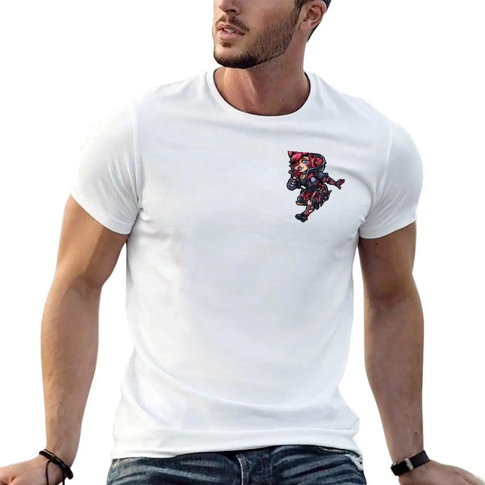 Camiseta cyber punked wattson, camisetas divertidas para hombre, camisetas informales para hombre, camiseta informal para hombre, camiseta de marca de lujo 100% algodón