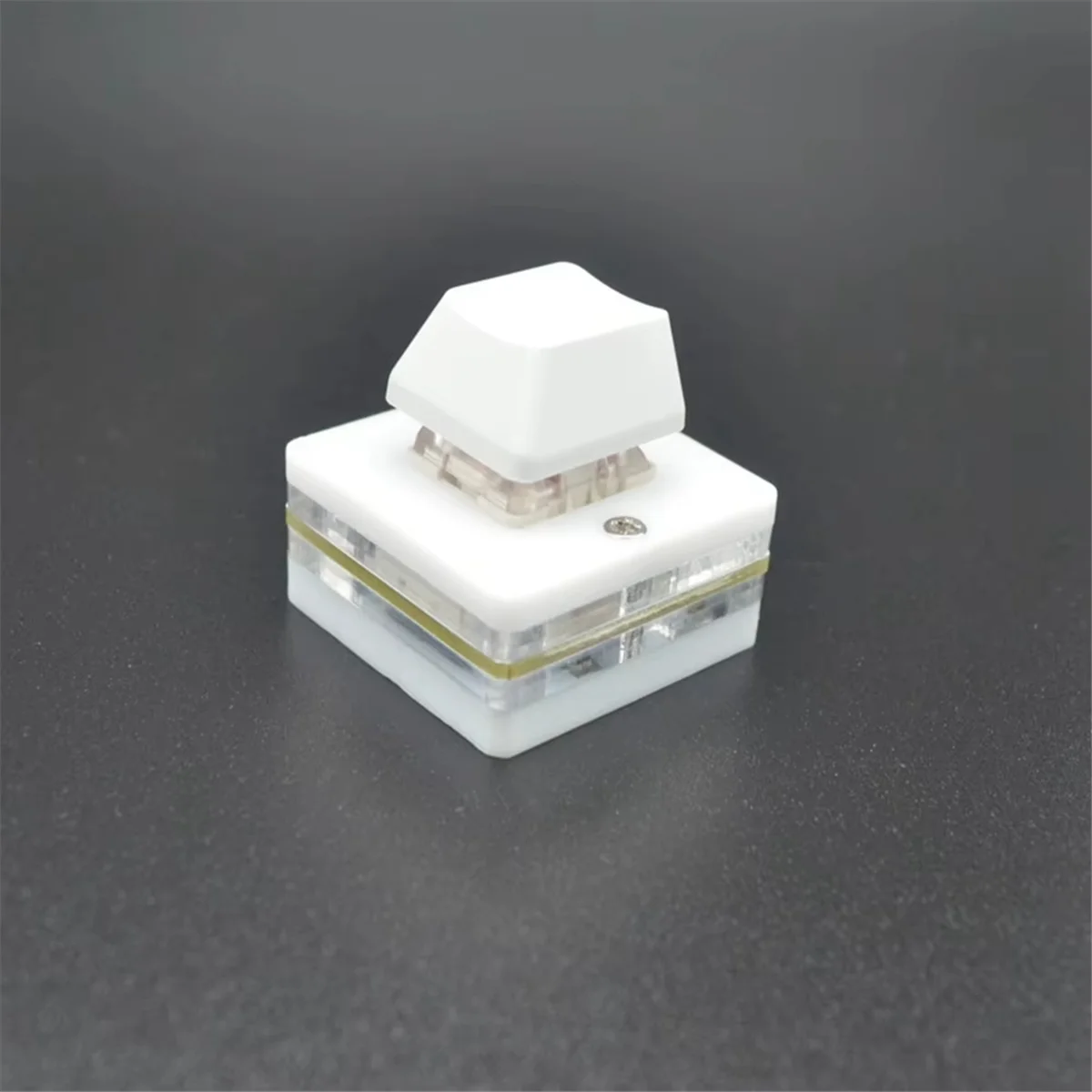 IYBBW-1-Key Snelkoppeling Toetsenbord USB Aangepast Programmeerbaar Macro Toetsenbord Hot Key Muis Eén Toets Knop RGB Mini Toetsenbord