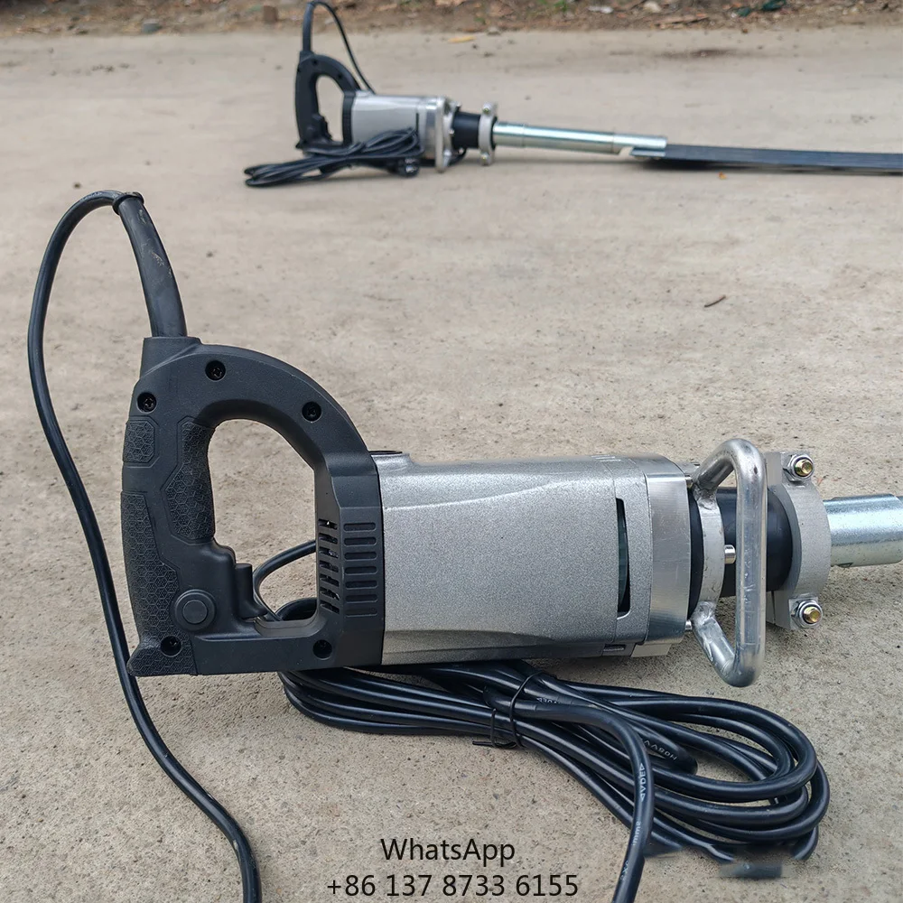 Electric Concrete Vibrating Shovel 220V Engine 205-280Hz Vibration Frequency For Concrete Surface Finishing