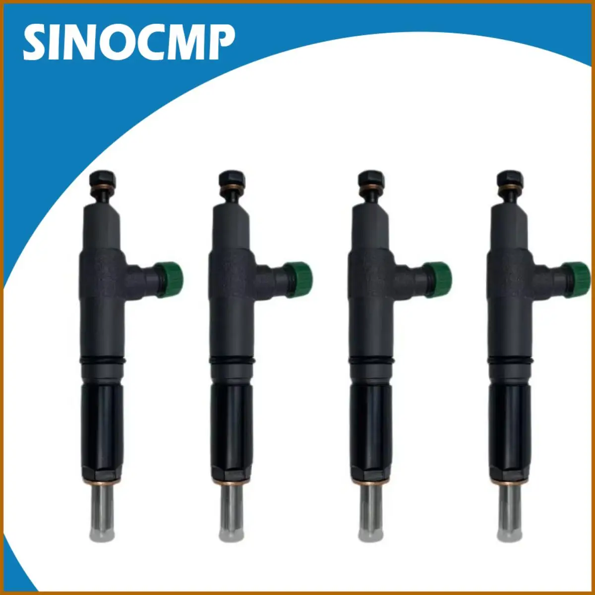 4pcs Fuel Injector 1G796-53001, 1G796-53002, 1G79653001, 1G79653002 Fit For Kubota V2203 V2403, New Excavator part