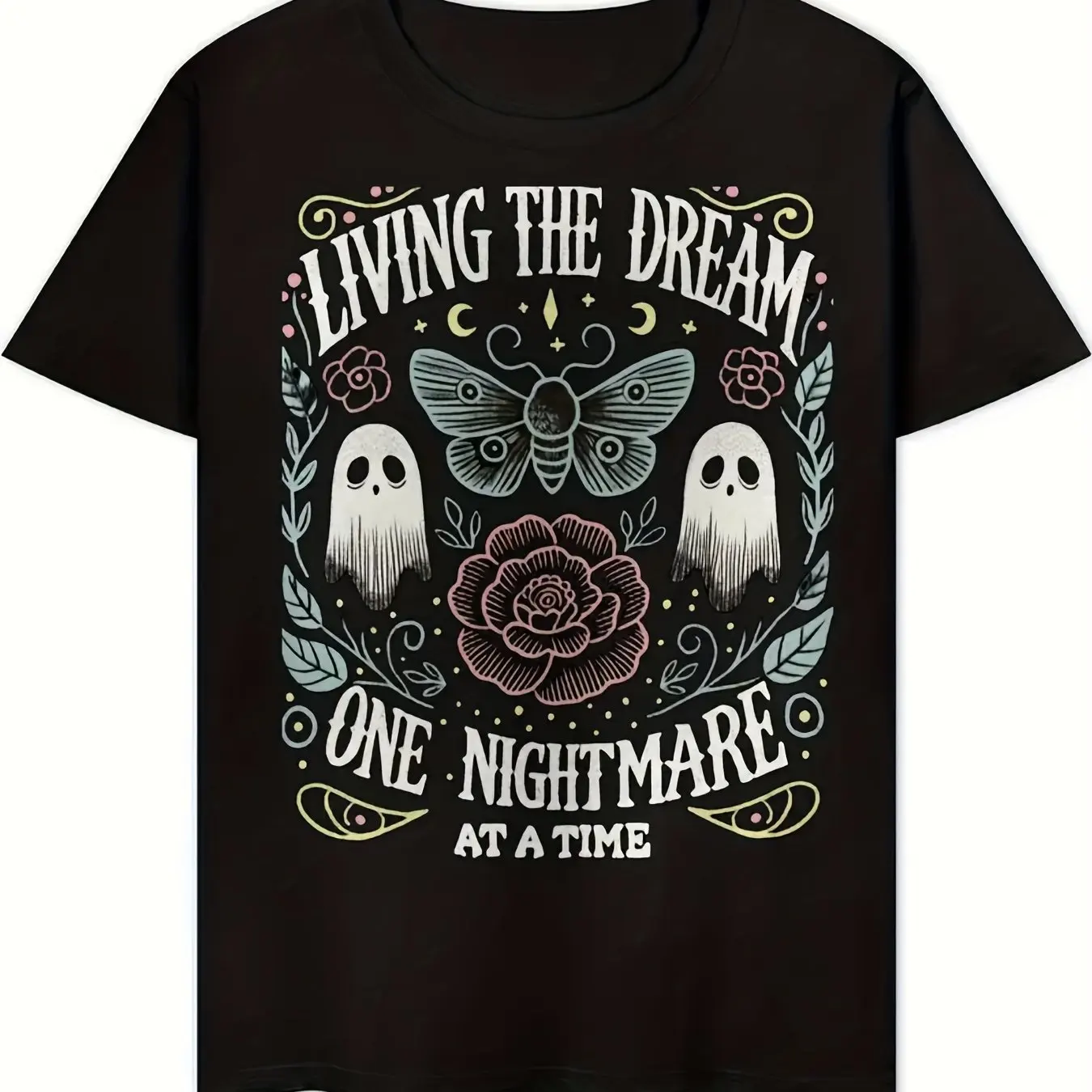 

Halloween Graphic Printing Summer Autumn and Winter Pure Cotton Men's and Women's T-shirts Short Sleeves Luxury Outdoor Sports