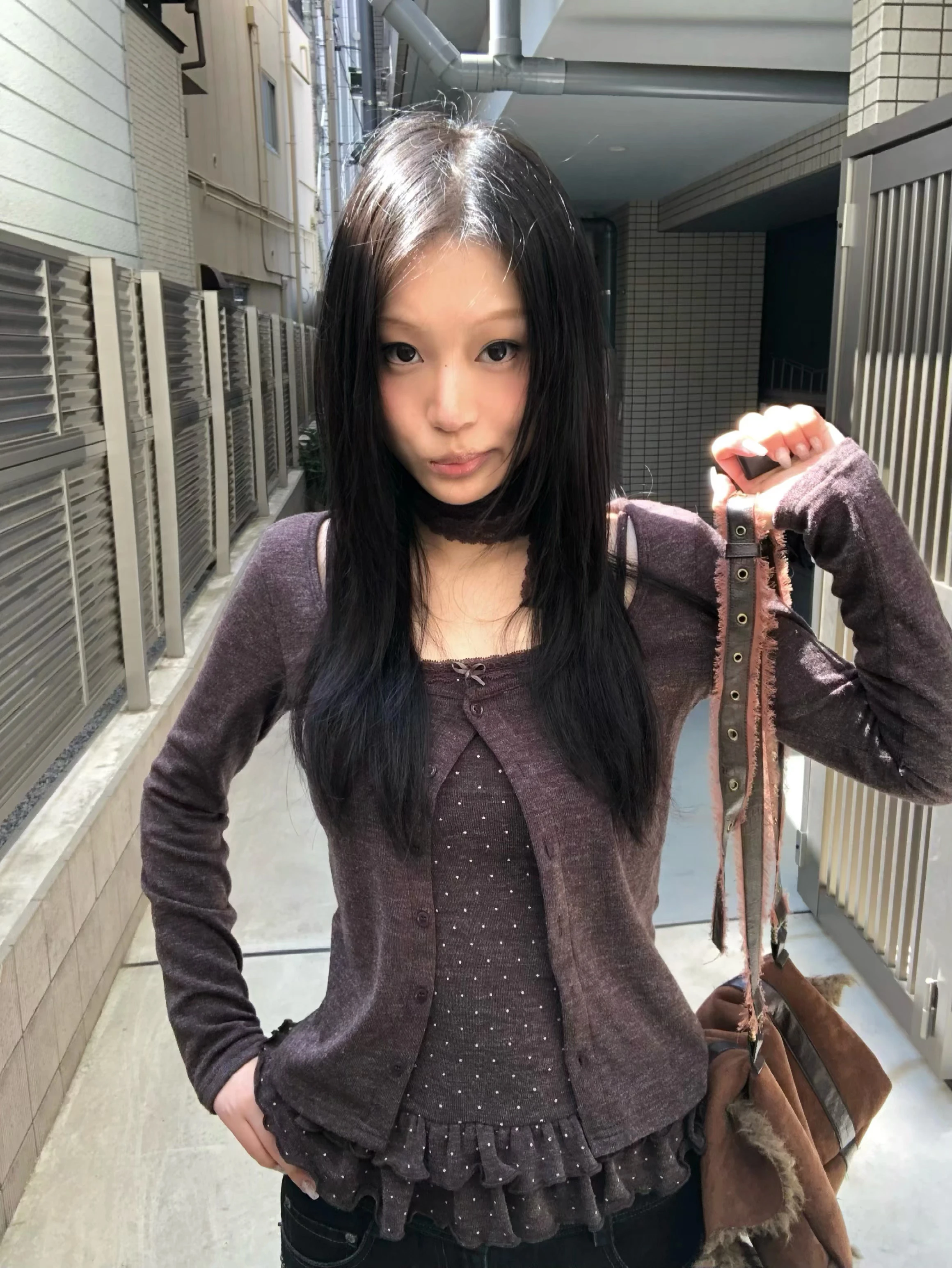 

Японский вязаный комплект Y2K из двух предметов: винтажные топы в стиле Харадзюку с пуговицами, вязаные футболки в корейском стиле, повседневный шик, 2026