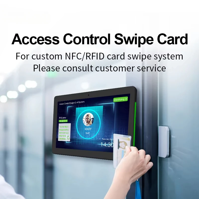 2024 New Product BT 4.2 WIFI NFC Wall Mount Conference Booking Device LCD Video Wall Displays Android Tablet