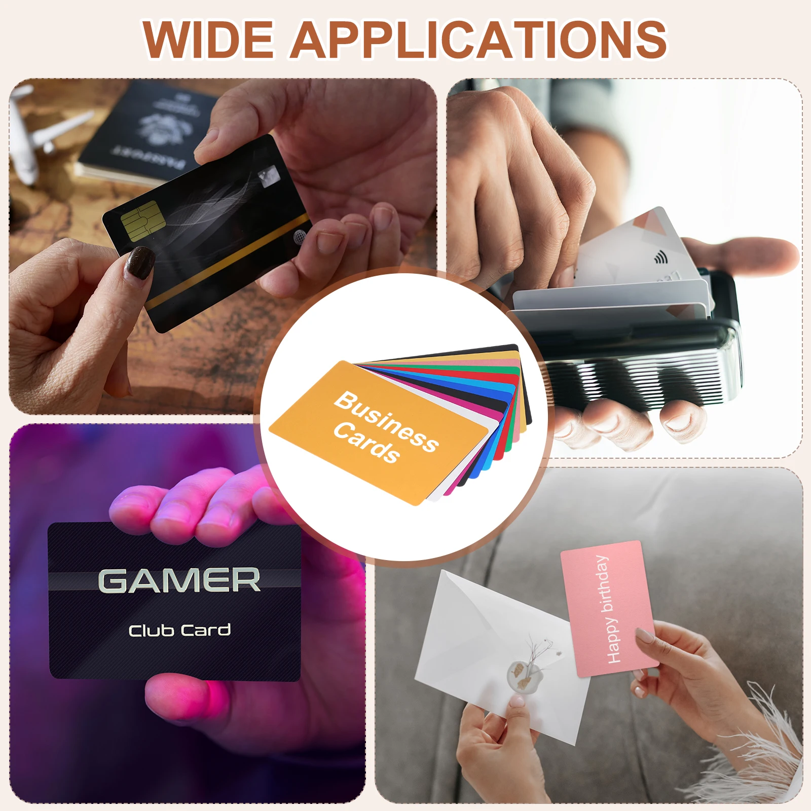 

10/25 шт. алюминиевые металлические визитные карточки 3,4x2,1x0,02 дюйма, пустые листы с цветной отделкой для лазерной гравировки, сделай сам, с ЧПУ, офисное домашнее использование