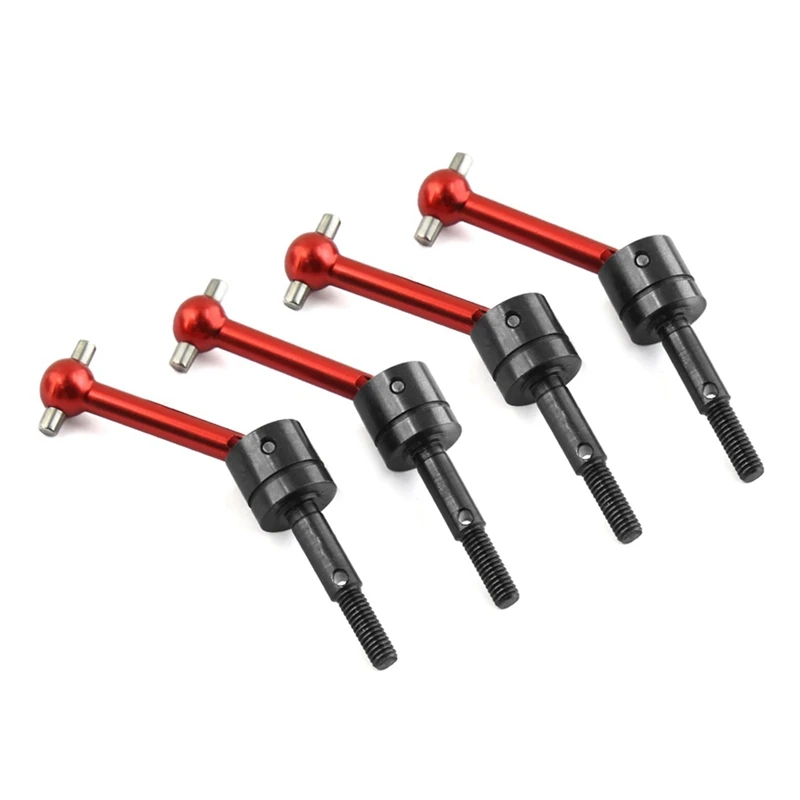 4Pcs Metal Universal Drive Shaft Driveshaft CVD 53792 For Tamiya TT01 TT02 TT01D TT01E TA04 1/10 RC Car Parts