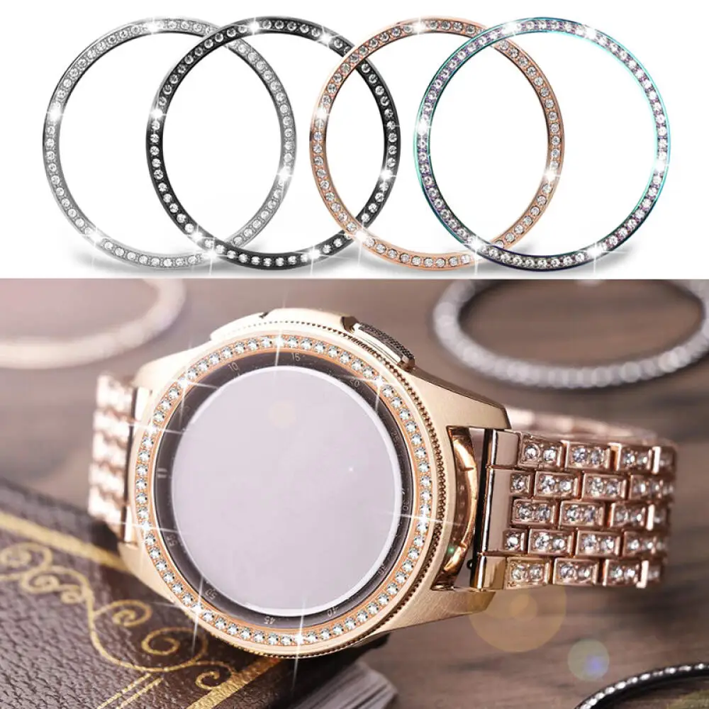 Samsung smartwatch case Galaxy Watch 42mm R810/Galaxy Watch 46mm R800/R850/Gear S3 metal bezel scale steel ring decoration
