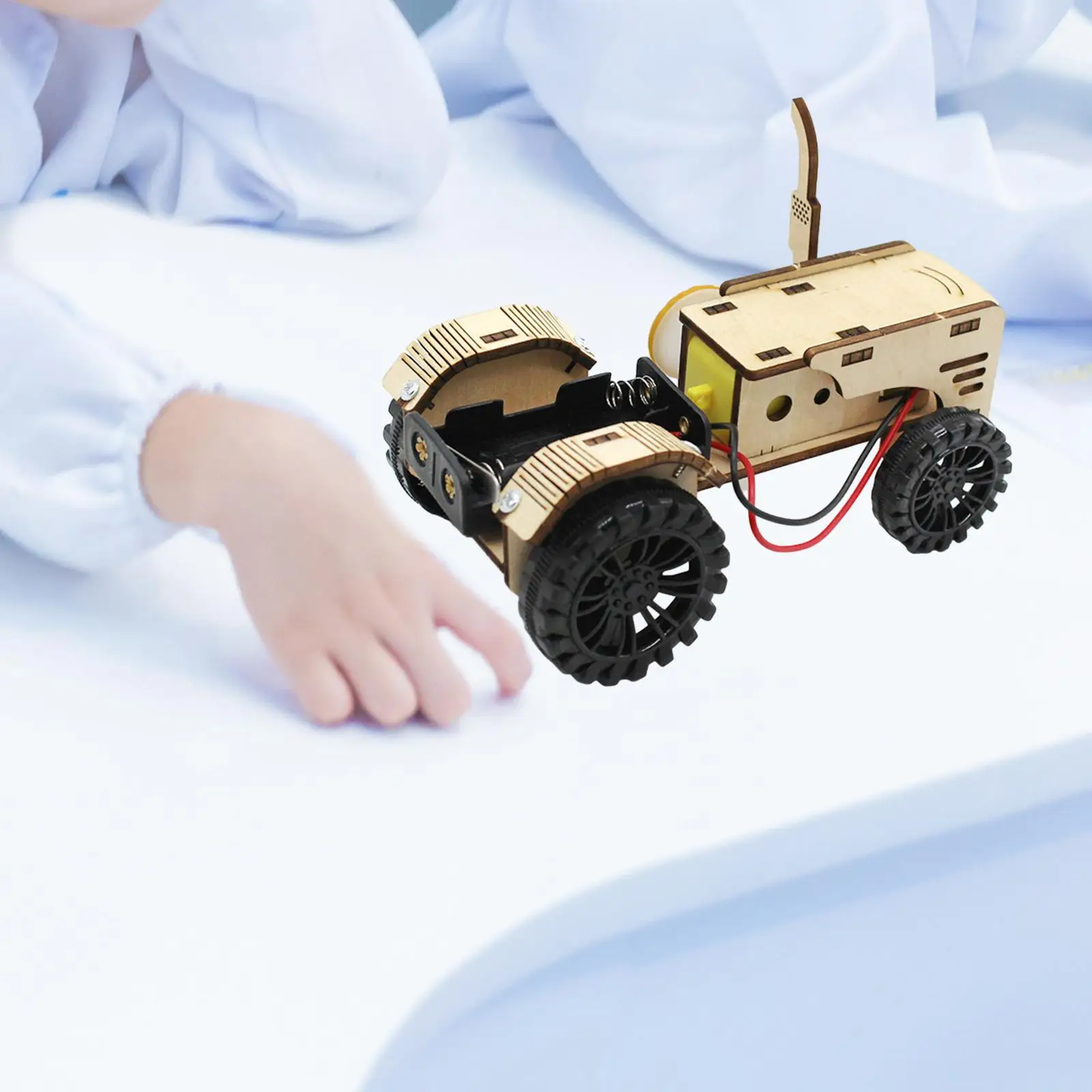 Juguete inteligente de desarrollo de Tractor, Kits de experimentos científicos hechos a mano de madera, modelos científicos para niños, regalos de cumpleaños para niños