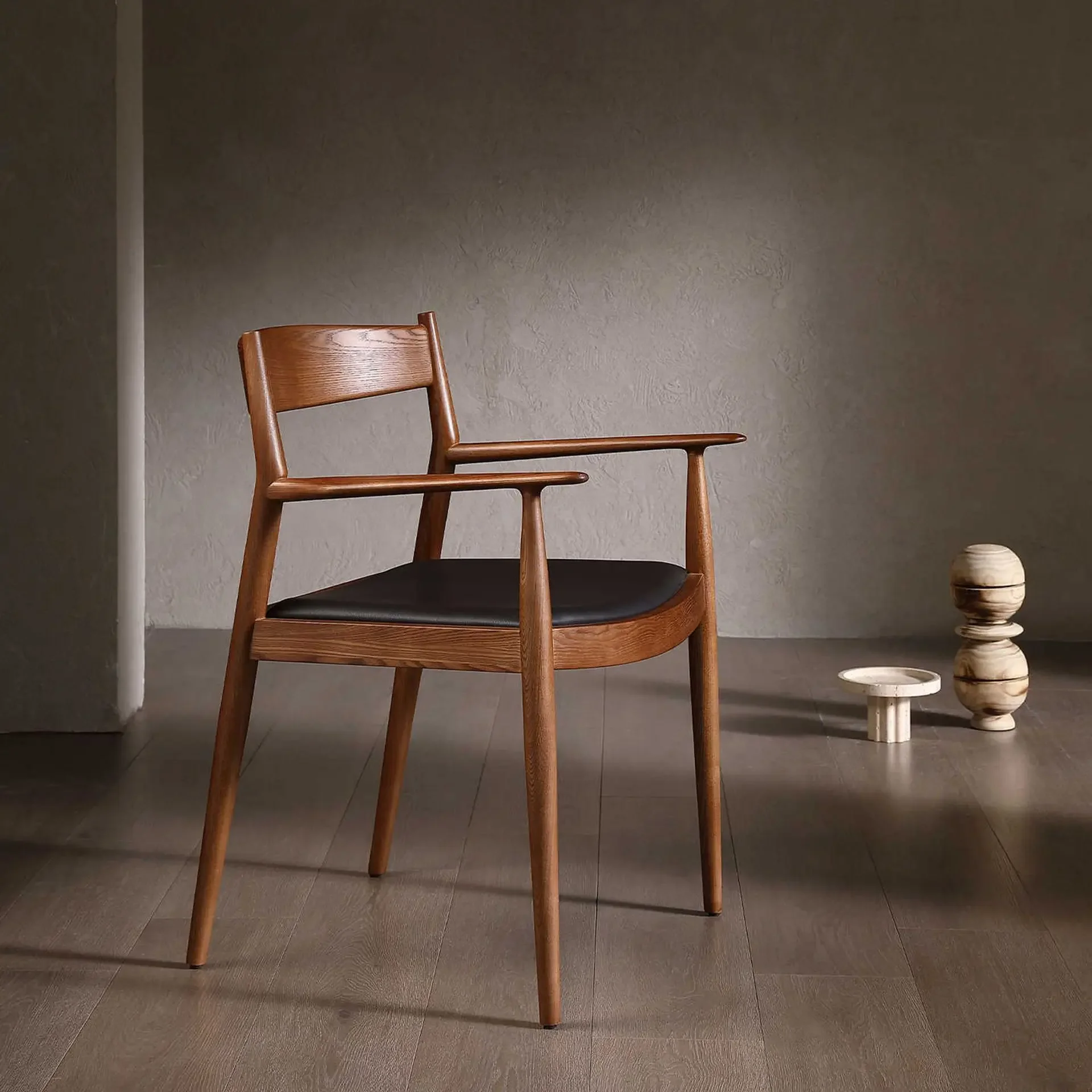 Japanese designer wabi sabi wind study work chair