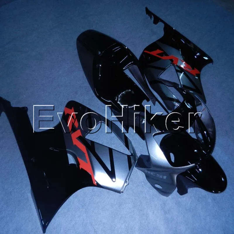 Full fairing kits for RC51 VTR 1000SP1 2000 2001 2002 2003 2004 2005 2006 silver black ABS plastic panels kit