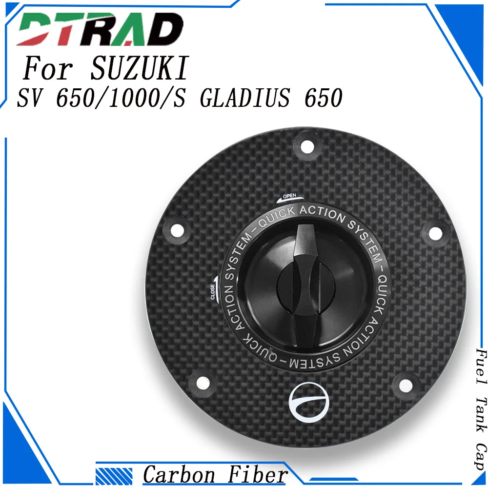 

For SUZUKI SV 650 SV 1000/S GLADIUS 650 Keyless Motorcycle Fuel Tank Cap Fuel Key Plug Quick Lock Anti-theft Oil Gas Cover