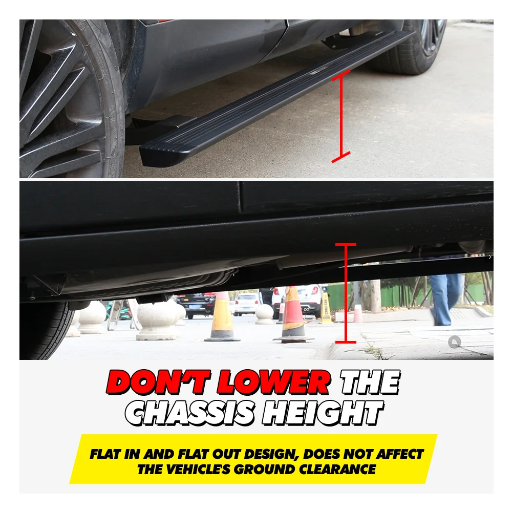 2024 2025 Ford Pickup Truck Automatic Power Running Boards Foot Steps Electric Side Step for Ford F150 Ranger 4