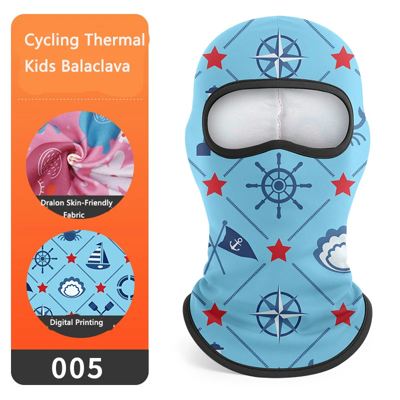 AliExpress WRELS Winter Kids Balaclava Mask Windproof Warm Thickened Velvet Ski Cycling Mask Thermal Boys Girls Neck Protection Face Cover Mask