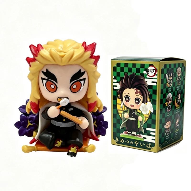 # Dämonentöter Tanjiro Kamado Nezuko Anime-Cartoon-Figur Blindbox kreative personalisierte Statue Modell Ornament Überraschungsgeschenkbox