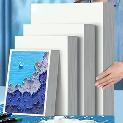 50pcs Heavy Color Oil Pastel Special Paper A5/A4 200g Thickened Sketch  32k/16k Blank Soft Crayon  Painting Cardboard