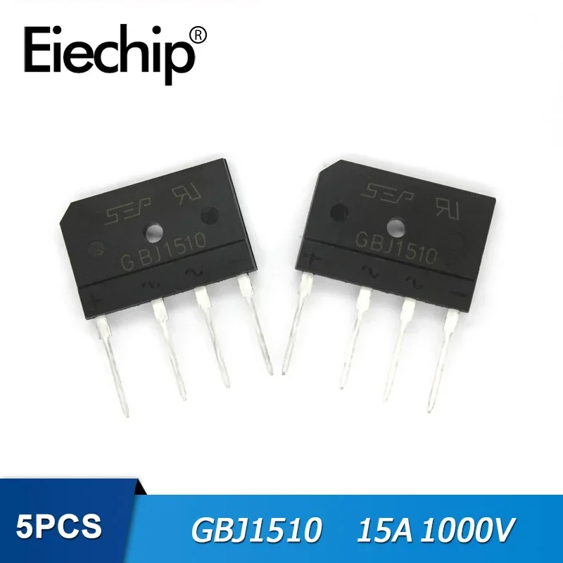 5pcs/lot Diode Bridge Rectifier KBPC5010 KBPC1010 KBPC1510 KBPC2510 KBPC3510 GBJ1510 GBJ2510 GBJ3510 GBU1510 GBU3510 Rectifiers