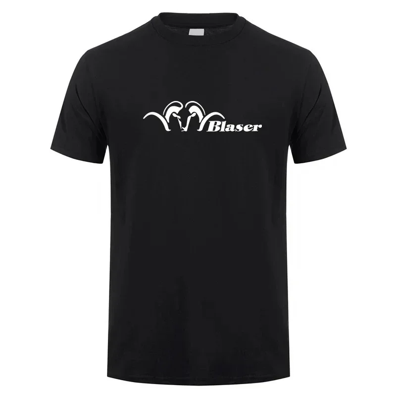 

Blaser Hunt Rifle T Shirt Summer Men Cotton Short Sleeve Blaser T-shirts Mans Gift Tees