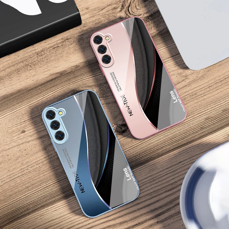 Minimalist sci-fi style For Samsung S26 S25 Edge S25Ultra S8 9 S10 20 U ltra S21 Pro 22 Plus S23 FE S24 Ultra Glass Phone Case view 6
