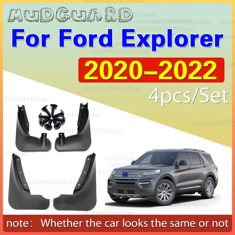 

Mud Flaps for Ford Explorer 2020 2021 2022 Accessories Splash Guards Fender Flares Front and Rear Mud Guard Set