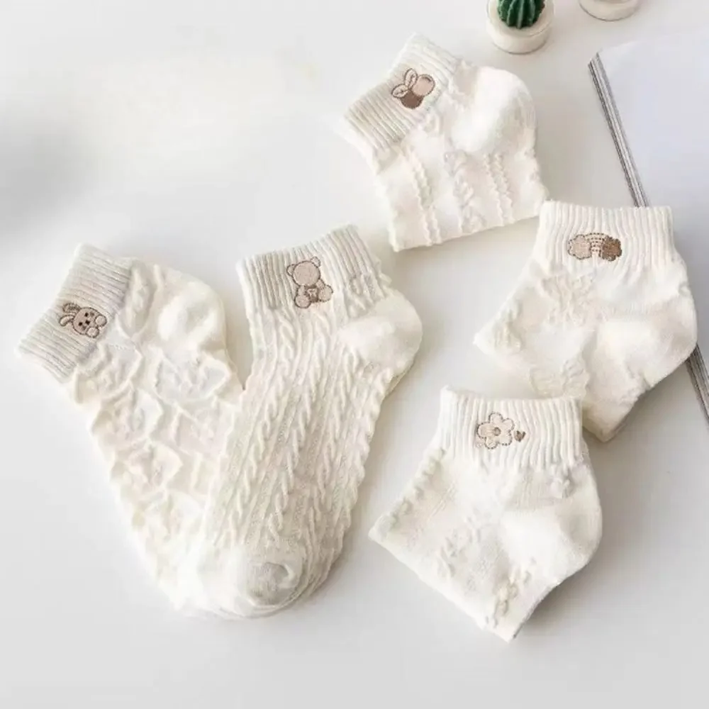 

Носки для сна, милые хлопковые носки с героями мультфильмов, теплые мягкие носки до щиколотки, дышащие удобные спортивные носки для взрослых