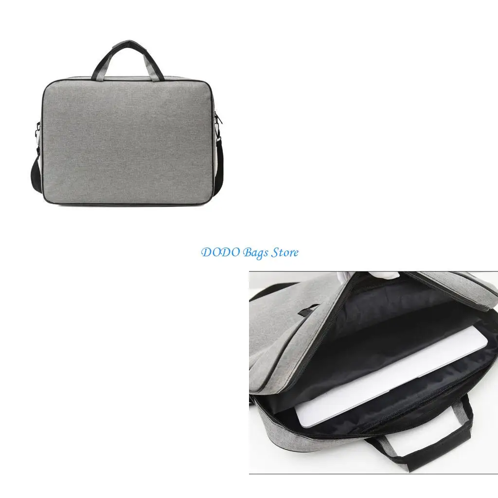 حقيبة كمبيوتر محمول كم لحقيبة حمل الكتف الواقية لأجهزة الكمبيوتر المحمول مقاس 15.6 17 بوصة حقيبة يد مضادة للصدمات موجزة #1