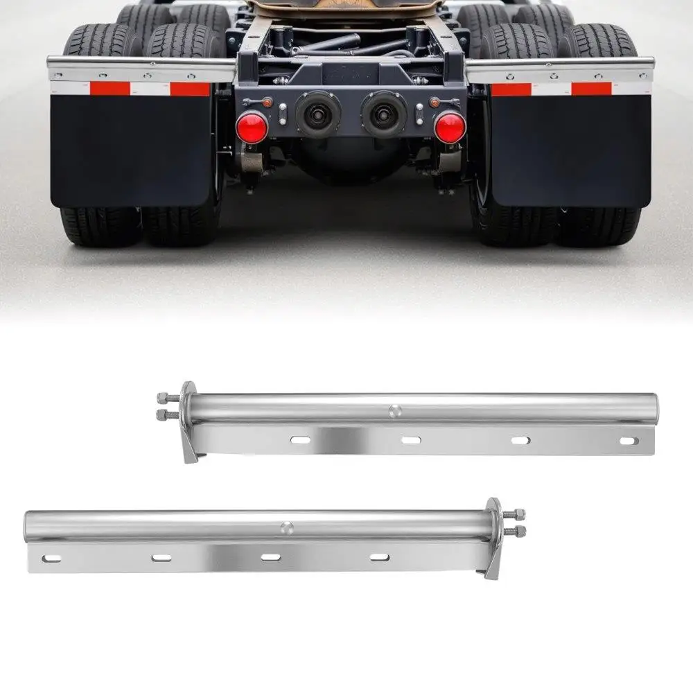 

Straight Loaded Mud Flap Hangers for semi Truck 1-1/8" Bolt Spacing