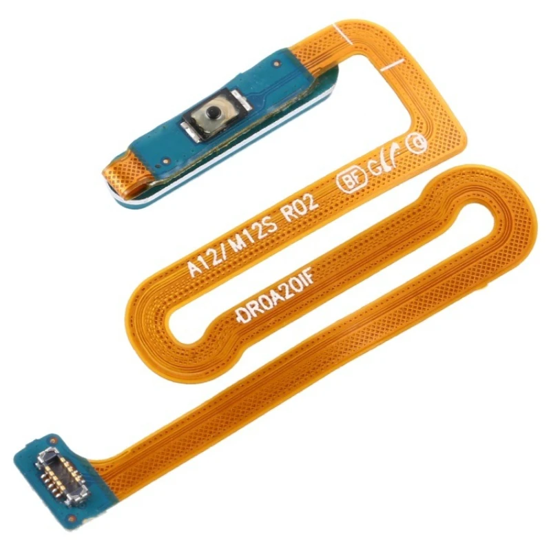 Fingerprint Sensor Flex Cable For Samsung Galaxy M12 / A12 SM-A125/M125/A127 Supports Fingerprint Scanning
