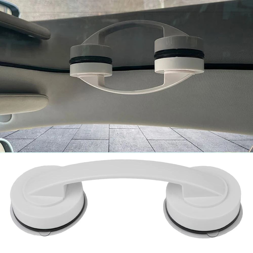 For Tesla Model 3 Model Y X S No Punching Car Inner Roof Safety Handle With Strong Suction Cup Lightweight Auto Accessories ABS