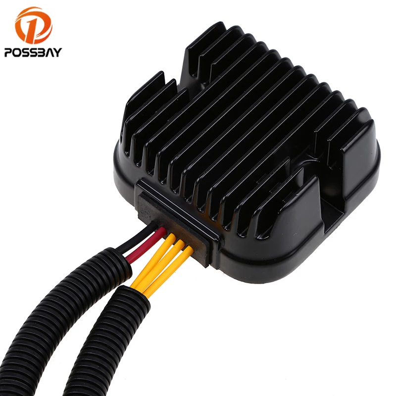 

POSSBAY Motorcycle Voltage Rectifier Regulator for Polaris RZR 4 900 Motorbike Metal Voltage Rectifier Regulator