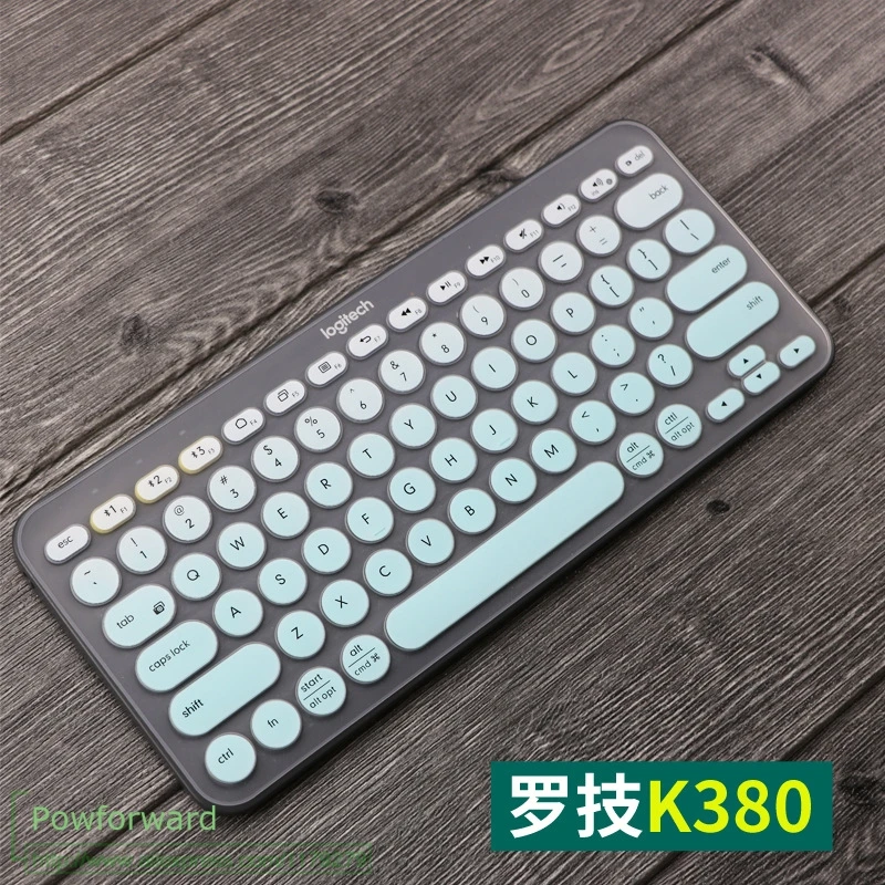 Keyboard Cover Protective Film Silicone Keyboard Mechanical Skin Protector For Logitech K380 K 380 Multi-Device Bluetooth