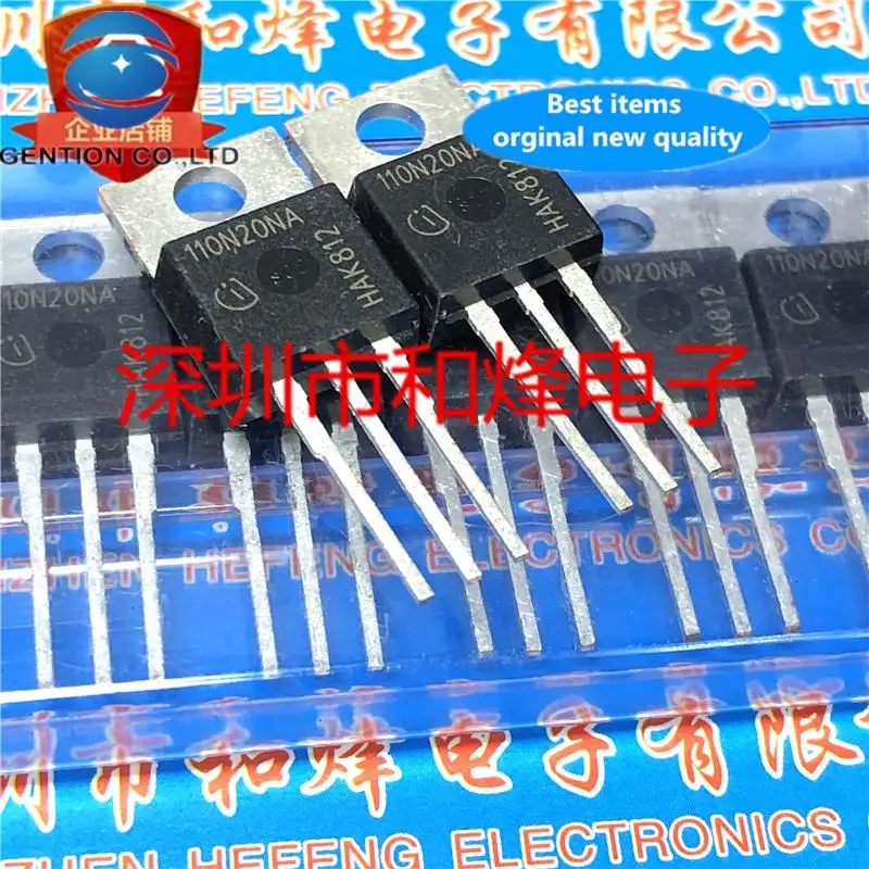 

10pcs 100% orginal new 110N20NA IPP110N20NA TO-220 200V 88A