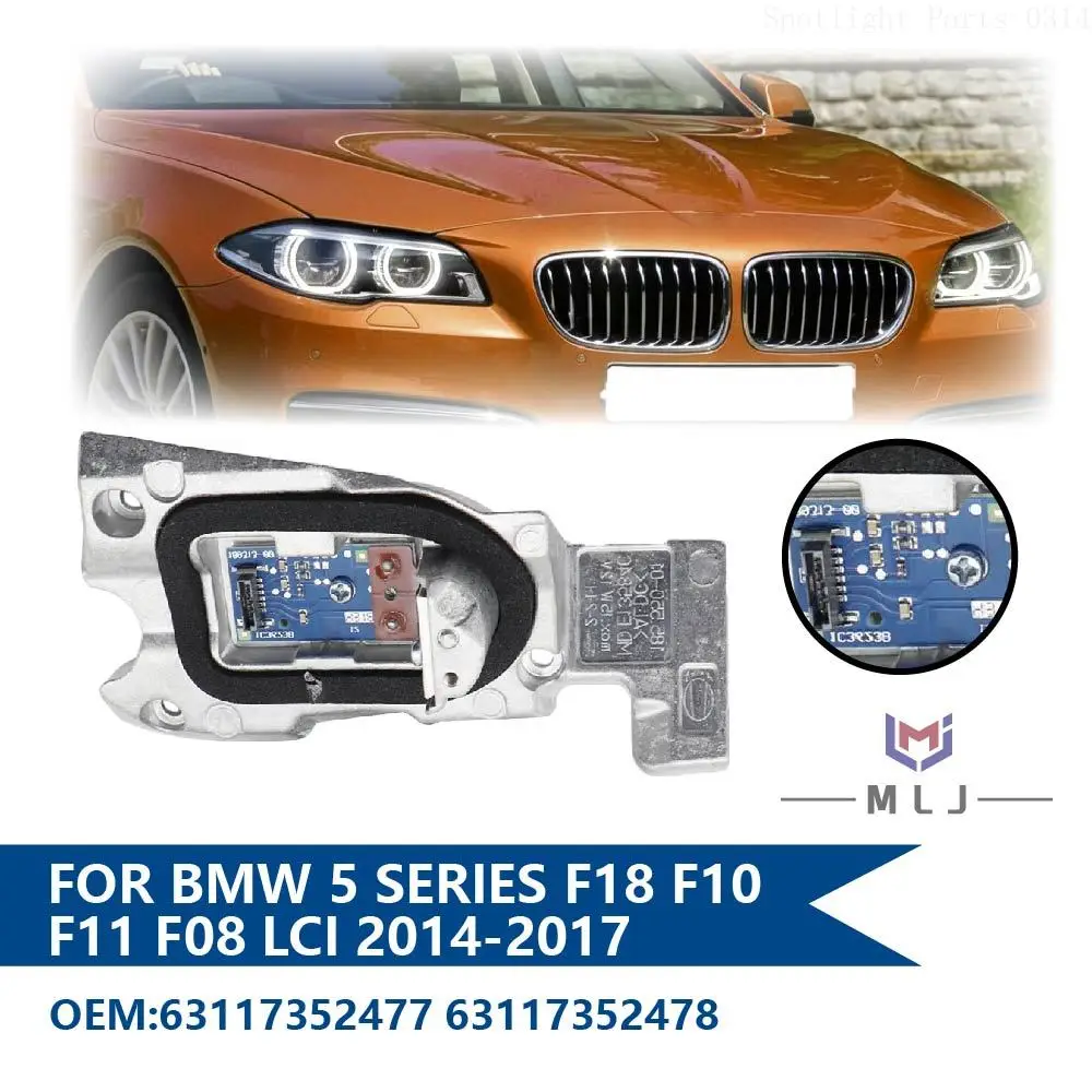 

63117352477 63117352478 For 2014-2017 BMW 5 Series F18 F10 F11 F08 LCI LED Headlight Angel Eyes DRL Module Car accessories