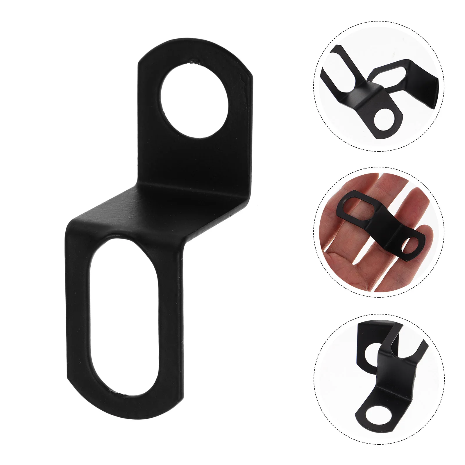 

2pcs Motorcycle Rear Turn Signal Durable Iron Mounting Bracket Turn Light Support Compatible Various Models Stable for Bike