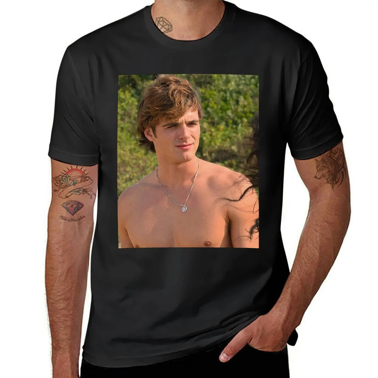 

Jacob Elordi shirtless T-Shirt anime clothes aesthetic clothes cute tops new edition mens t shirts