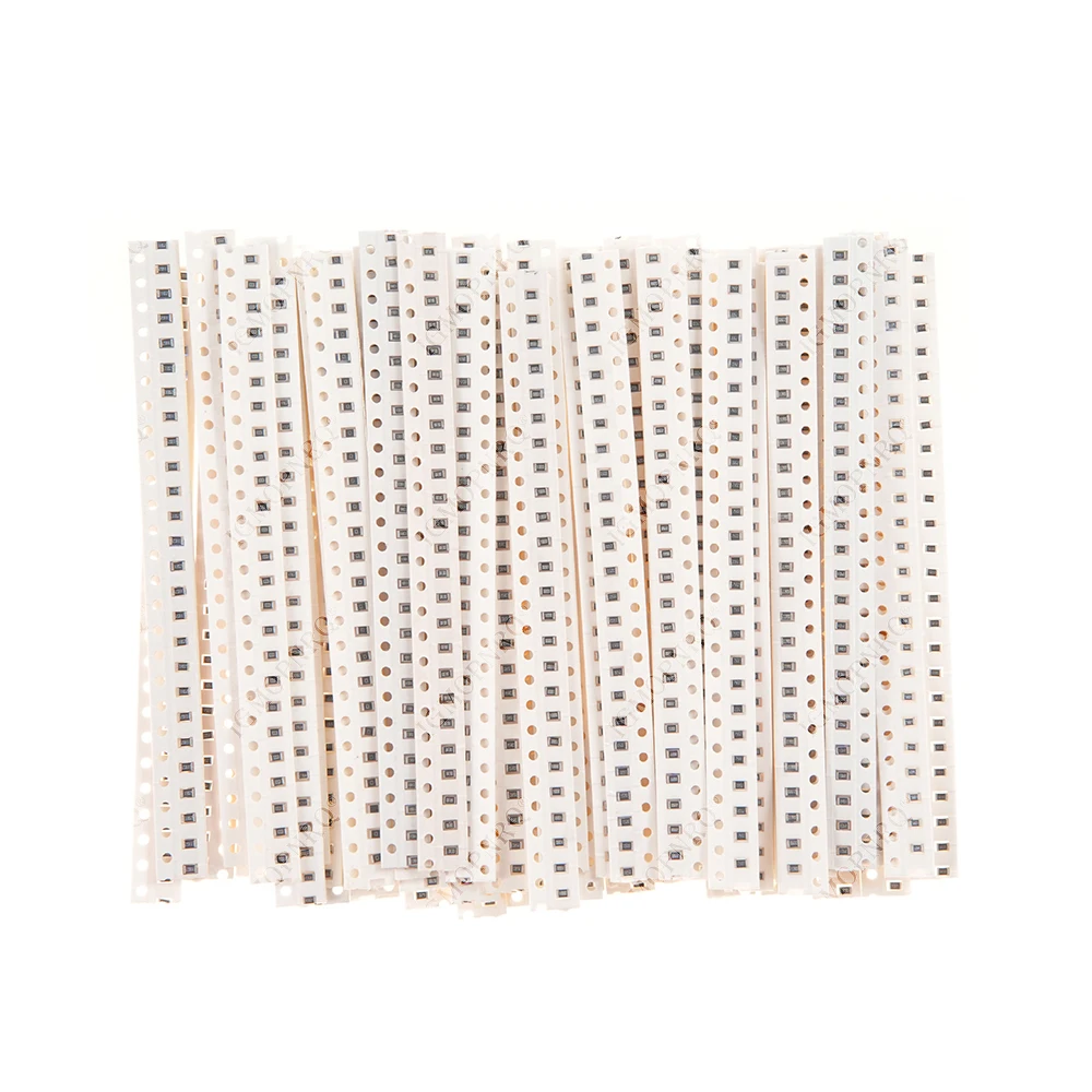1500 Pcs SMD 0805 Resistors Assorted Set (60 Values x 25 Pcs) 0ohm - 10M Ohm 1/8 Watt 1% High Precision Film Chip Resistance Kit